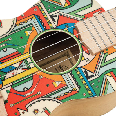 Ortega - RUAR-HY Concert Ukulele ART Series Himalaya - Musik Utan Gränser 