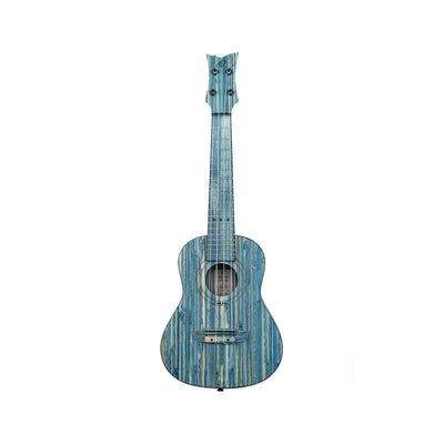 Ortega - RUSWB-CC Concert Ukulele Bamboo Stonewashed Blue - Musik Utan Gränser 