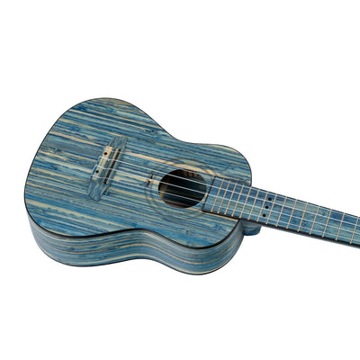 Ortega - RUSWB-CC Concert Ukulele Bamboo Stonewashed Blue - Musik Utan Gränser 