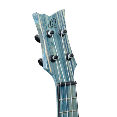 Ortega - RUSWB-CC Concert Ukulele Bamboo Stonewashed Blue - Musik Utan Gränser 