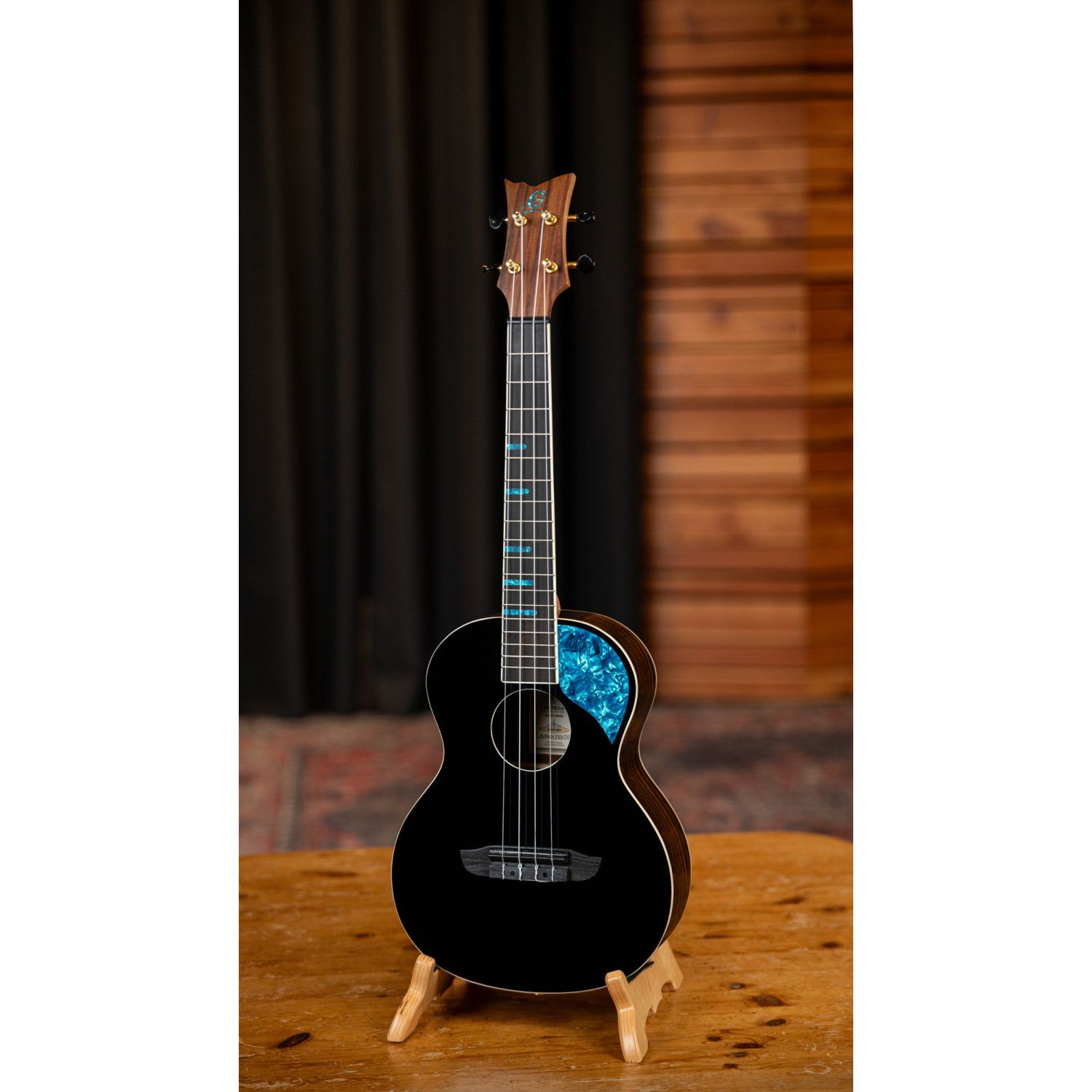 Ortega - RUGH-BKT Tenor Ukulele Ghost Series Black - Musik Utan Gränser 
