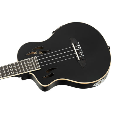 Ortega - RTPS-U-SBK-L Tenor Ukulele med mik vänsterhänt - Musik Utan Gränser 
