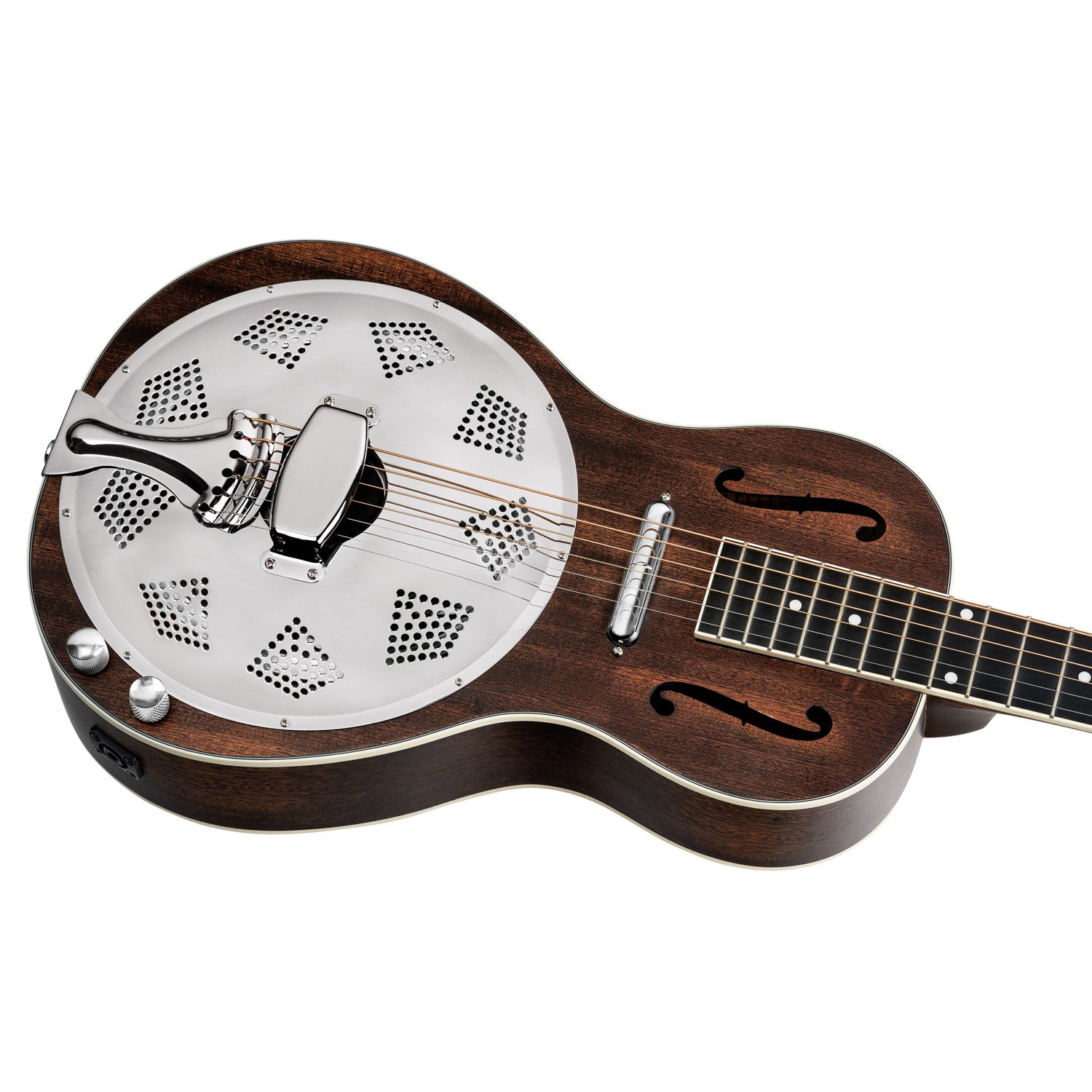 Ortega - RRG30E-WB Resonator Gitarr Americana Series Whiskey Burst - Musik Utan Gränser 