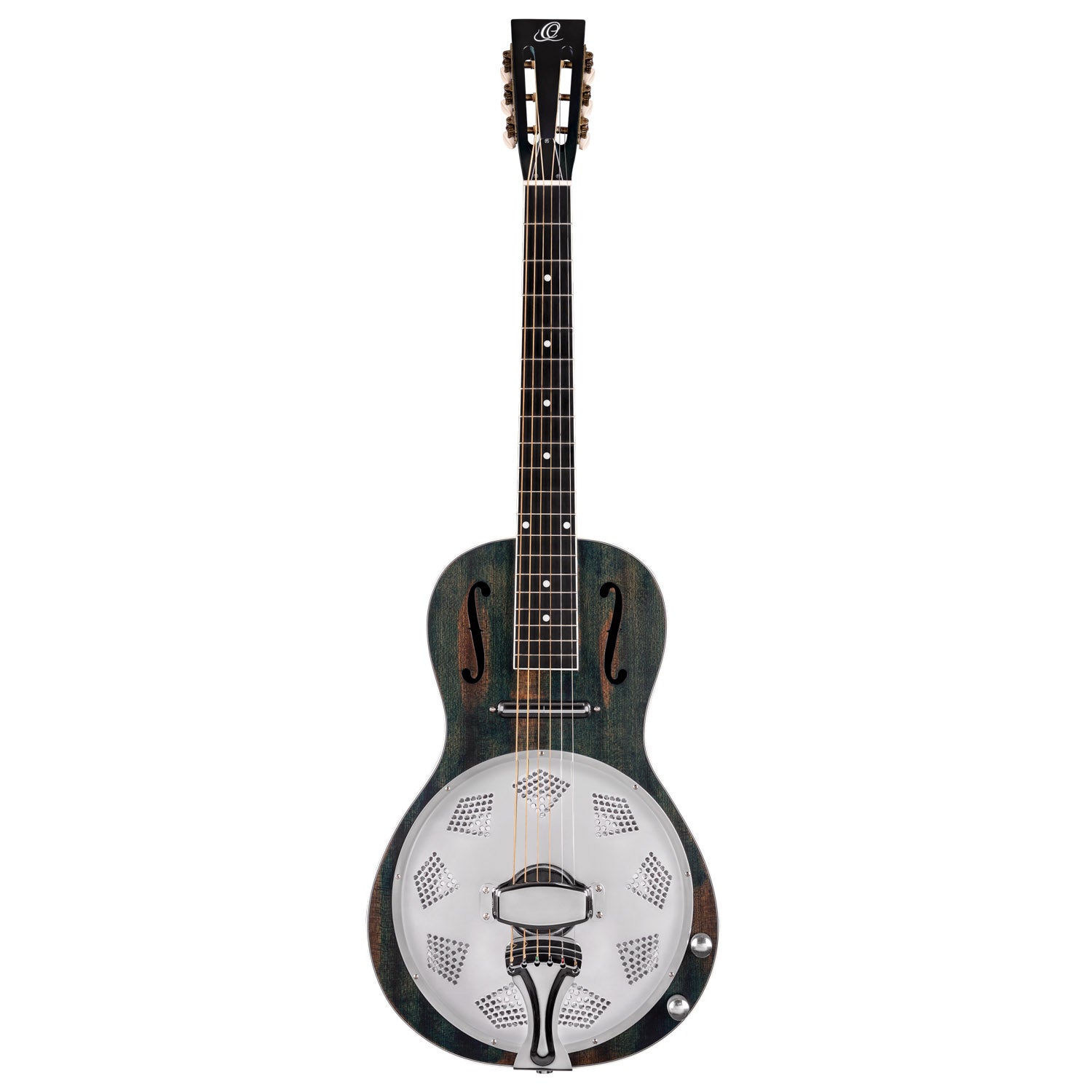 Ortega - RRG30E-DD Resonator gitarr Americana Series Denim - Musik Utan Gränser 