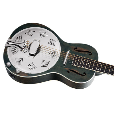 Ortega - RRG30E-DD Resonator gitarr Americana Series Denim - Musik Utan Gränser 