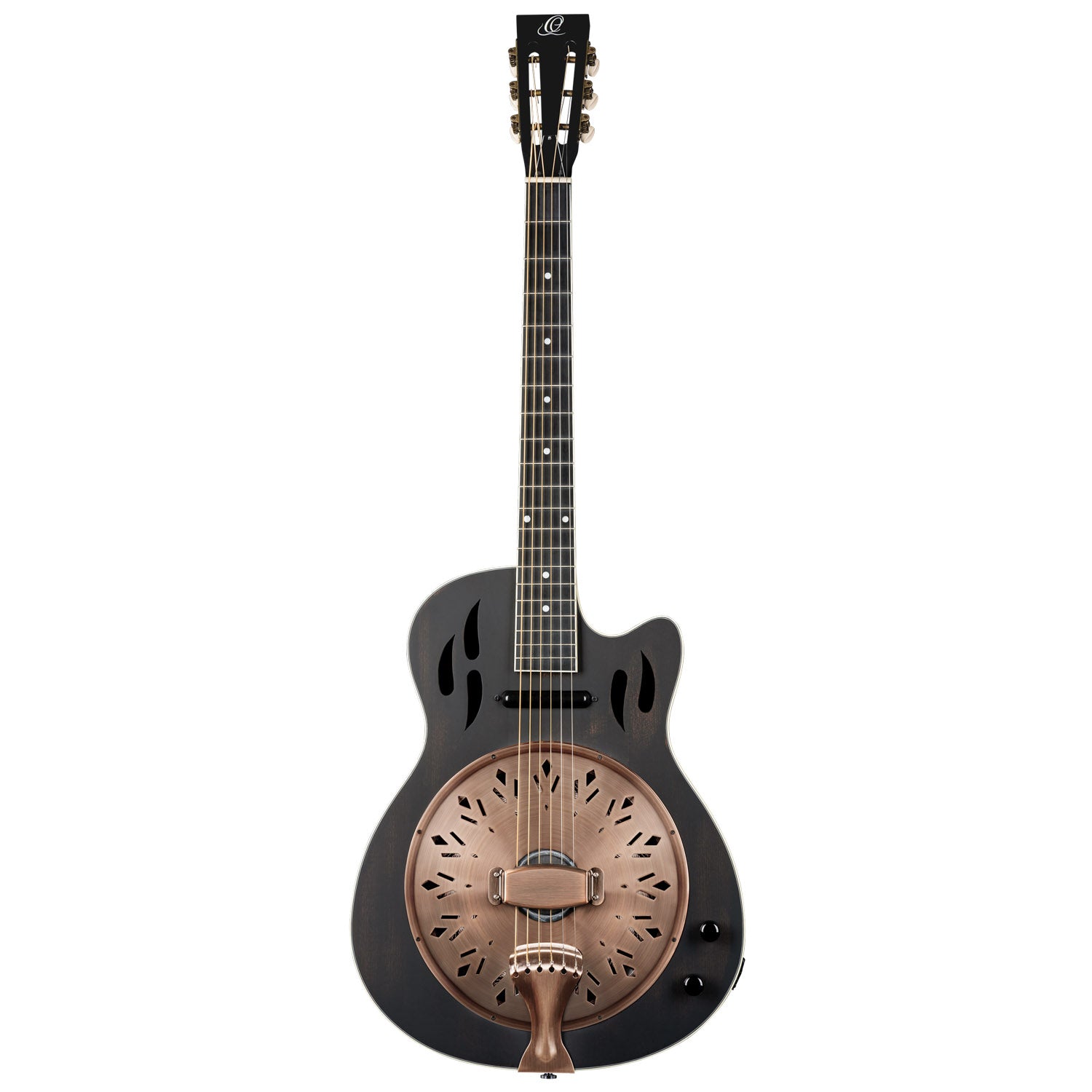 Ortega - RRG40CE-DBK Resonator Americana Satin Black - Musik Utan Gränser 