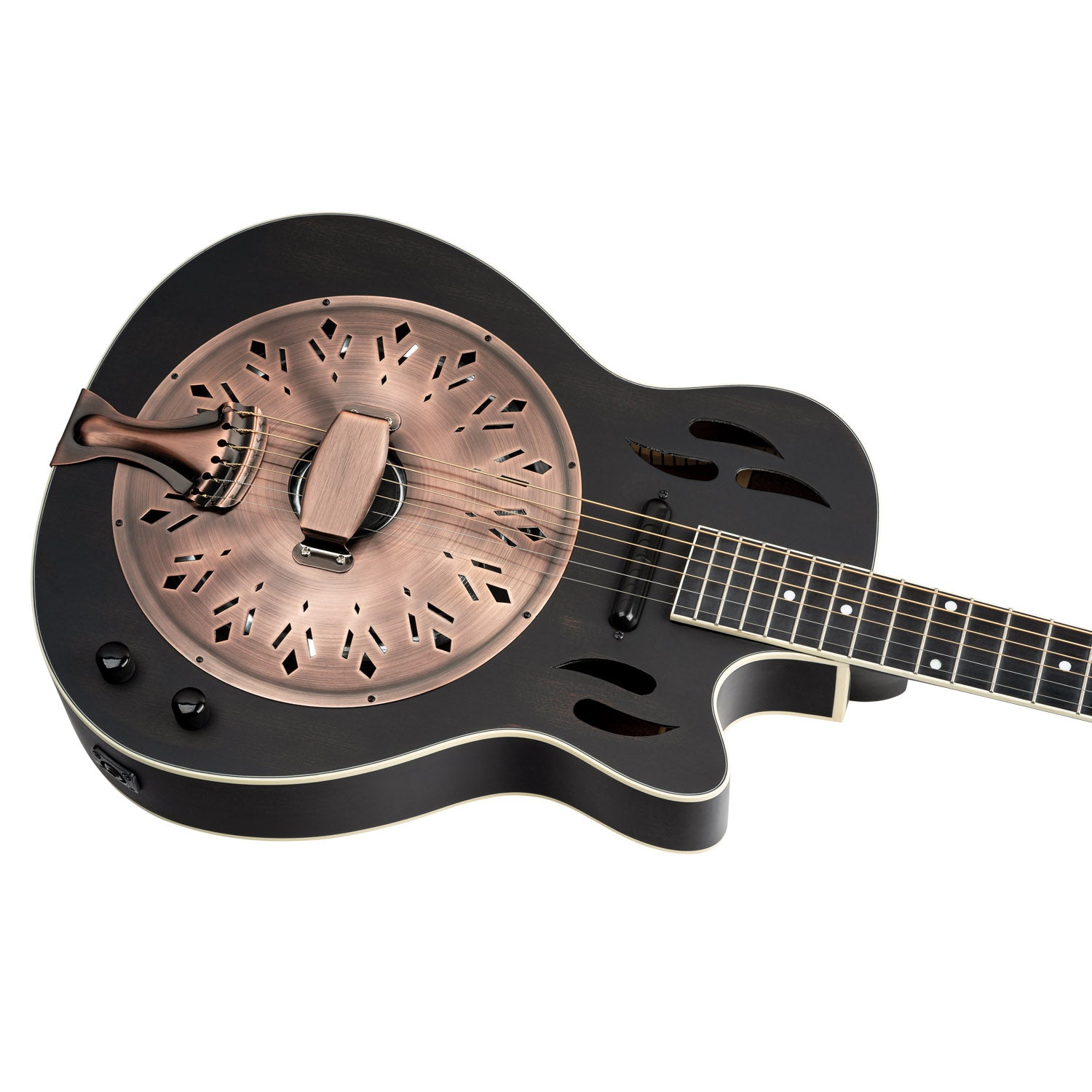 Ortega - RRG40CE-DBK Resonator Americana Satin Black - Musik Utan Gränser 