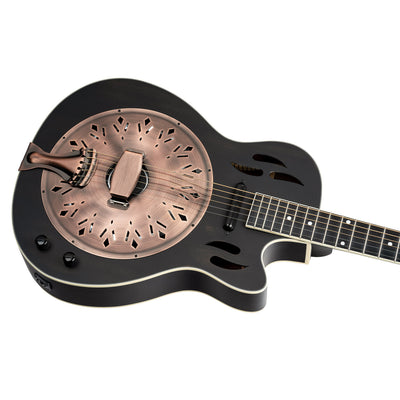 Ortega - RRG40CE-DBK Resonator Americana Satin Black - Musik Utan Gränser 