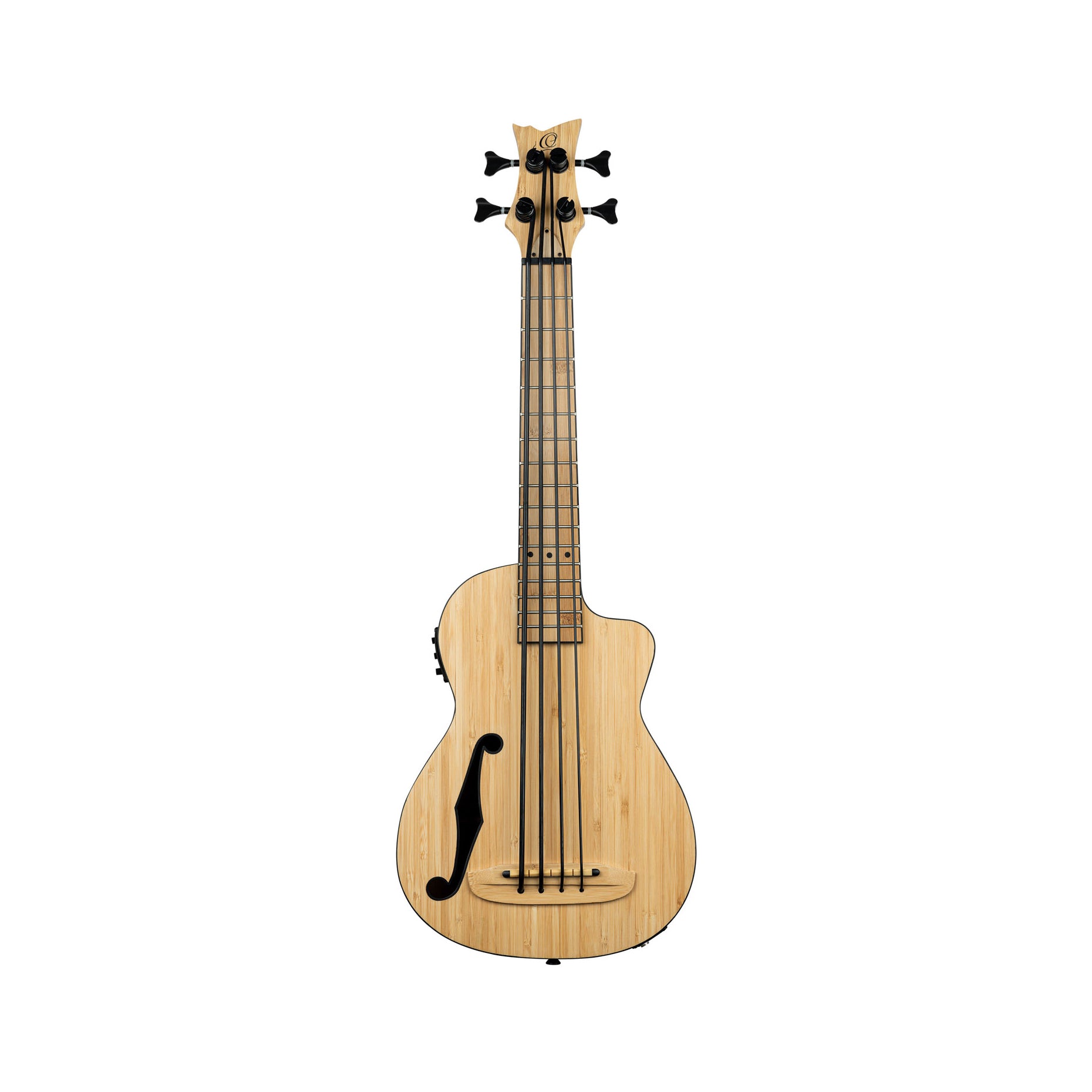 Ortega - RUNAB-UB Natural Bamboo ukulele bas - Musik Utan Gränser 