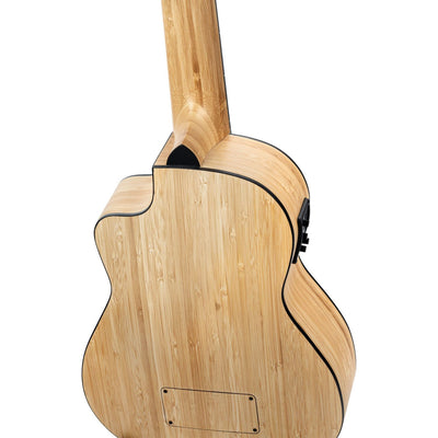 Ortega - RUNAB-UB Natural Bamboo ukulele bas - Musik Utan Gränser 
