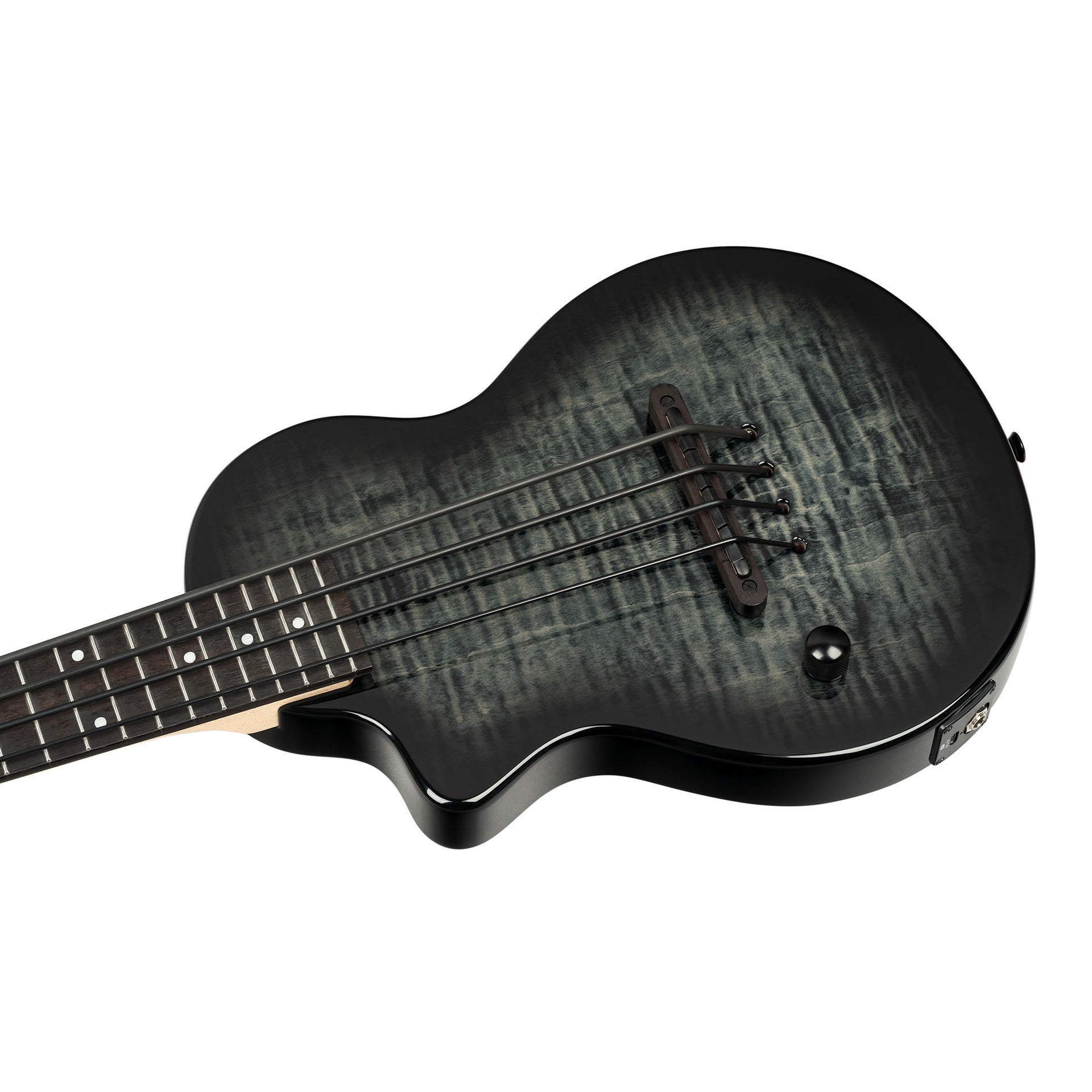 Ortega - NEO-BS-TGB-L Ukulele Bas med mik vänsterhänt - Musik Utan Gränser 