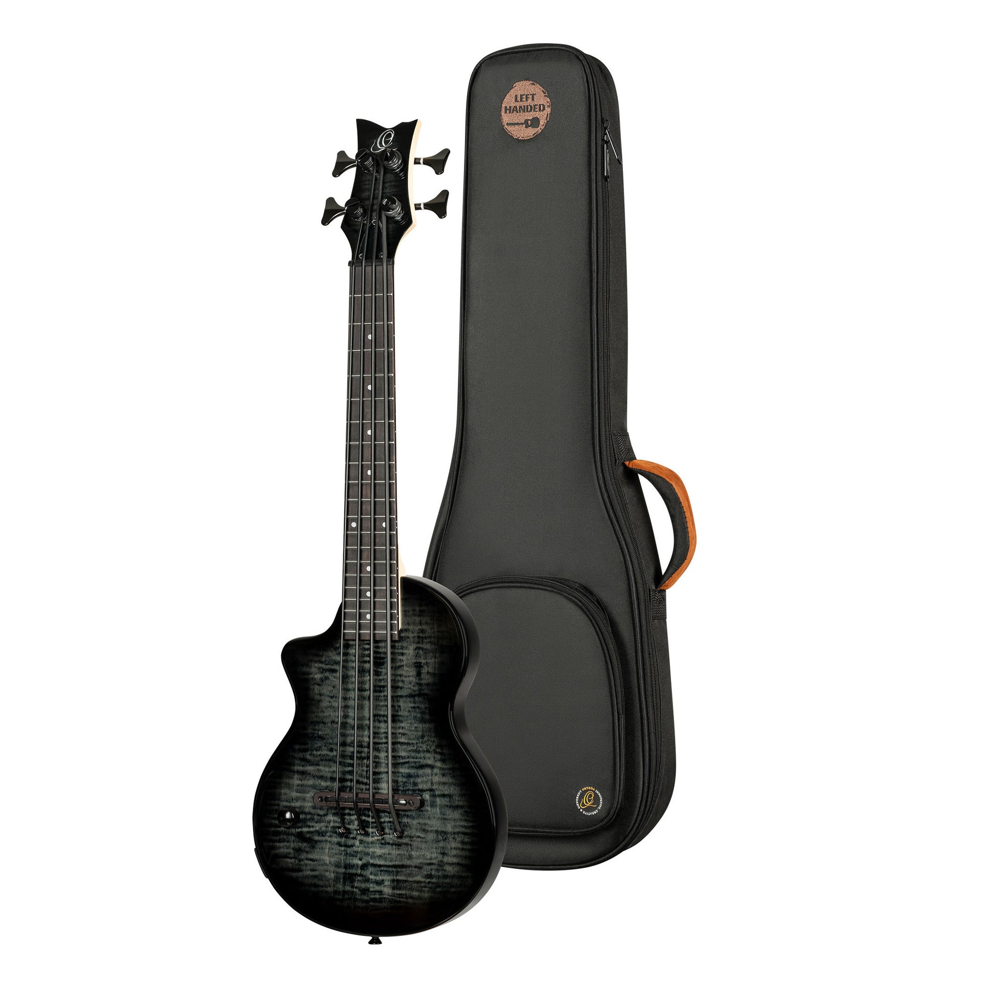 Ortega - NEO-BS-TGB-L Ukulele Bas med mik vänsterhänt - Musik Utan Gränser 