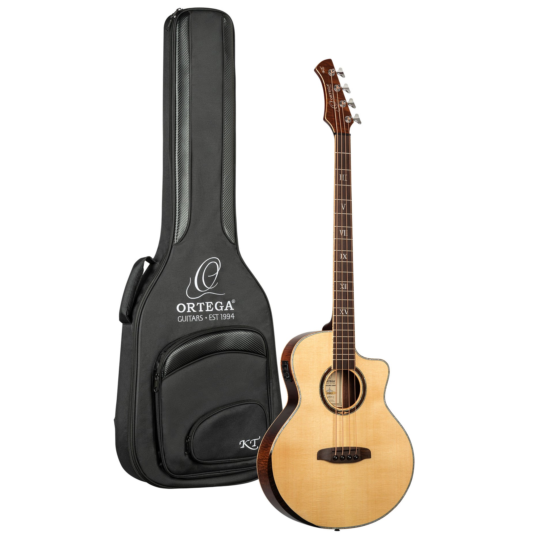 Ortega - KTSM2-4 Akustisk bas Ken Taylor Medium-Scale - Musik Utan Gränser 