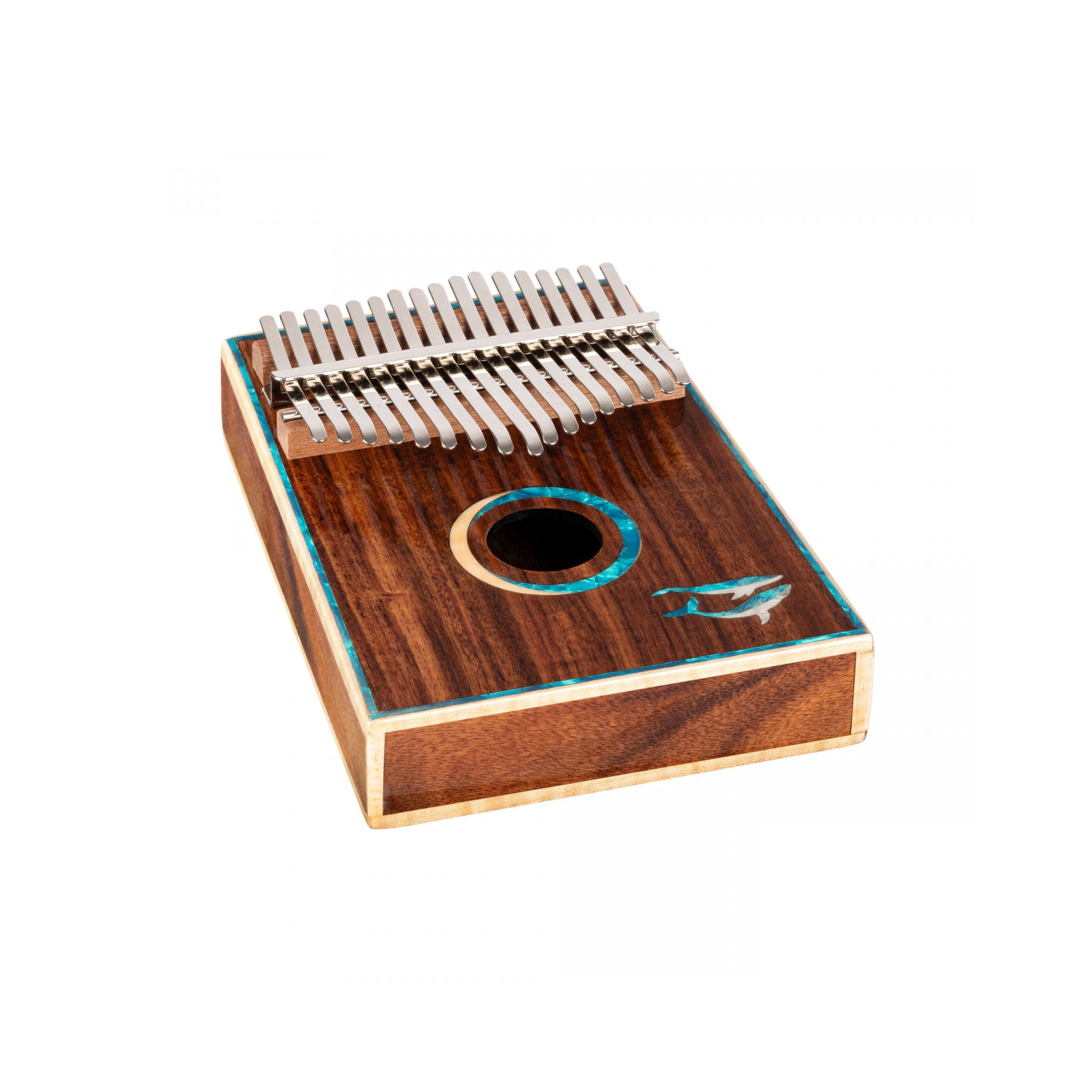 Ortega - OKB30TH-BW Kalimba C 17 Keys 30th Anniversary Blue Whale - Musik Utan Gränser 