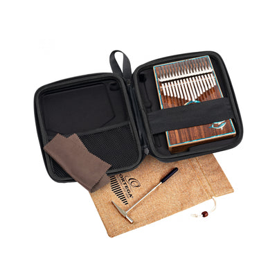 Ortega - OKB30TH-BW Kalimba C 17 Keys 30th Anniversary Blue Whale - Musik Utan Gränser 