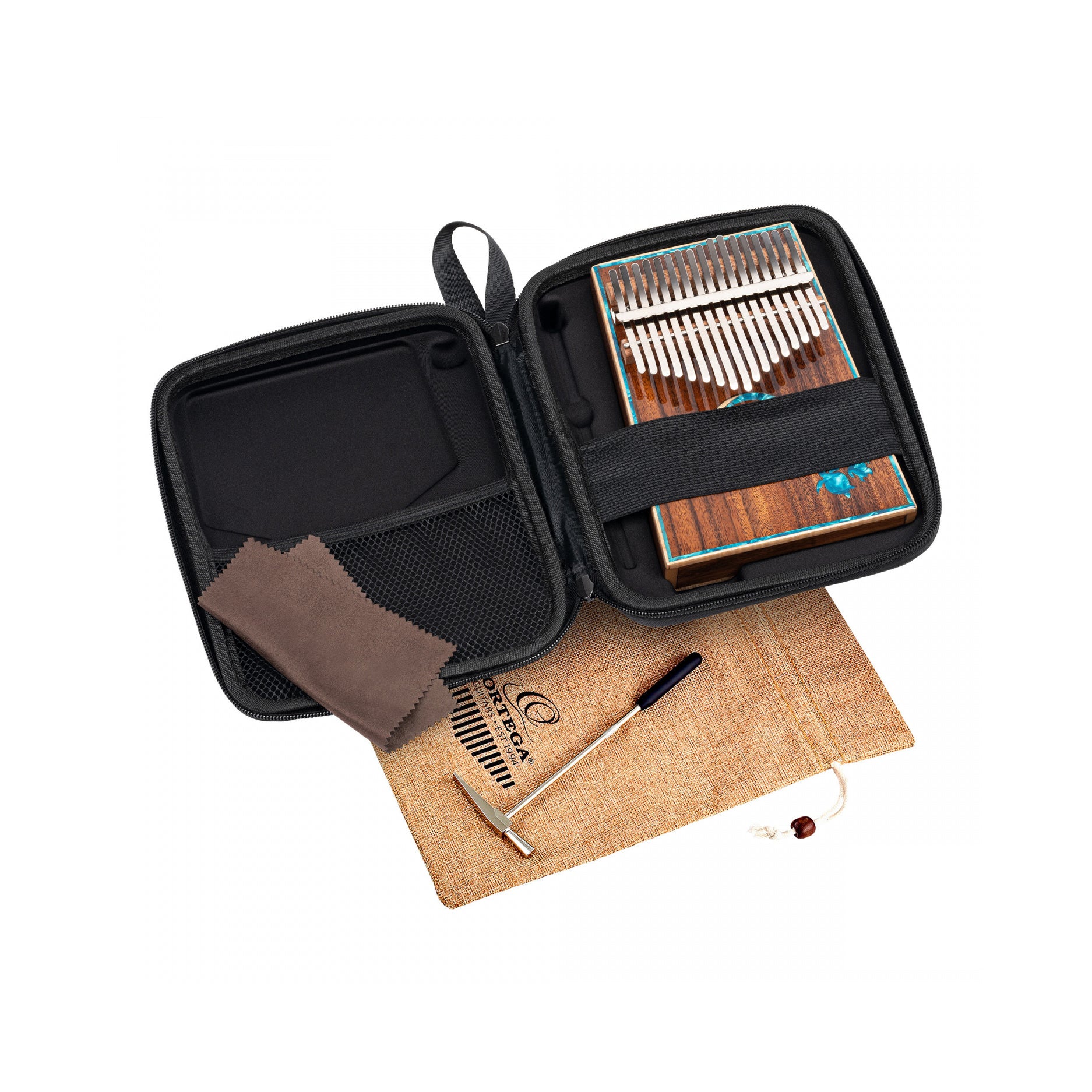 Ortega - OKB30TH-ST Kalimba C 17 Keys 30th Anniversary Sea Turtle - Musik Utan Gränser 