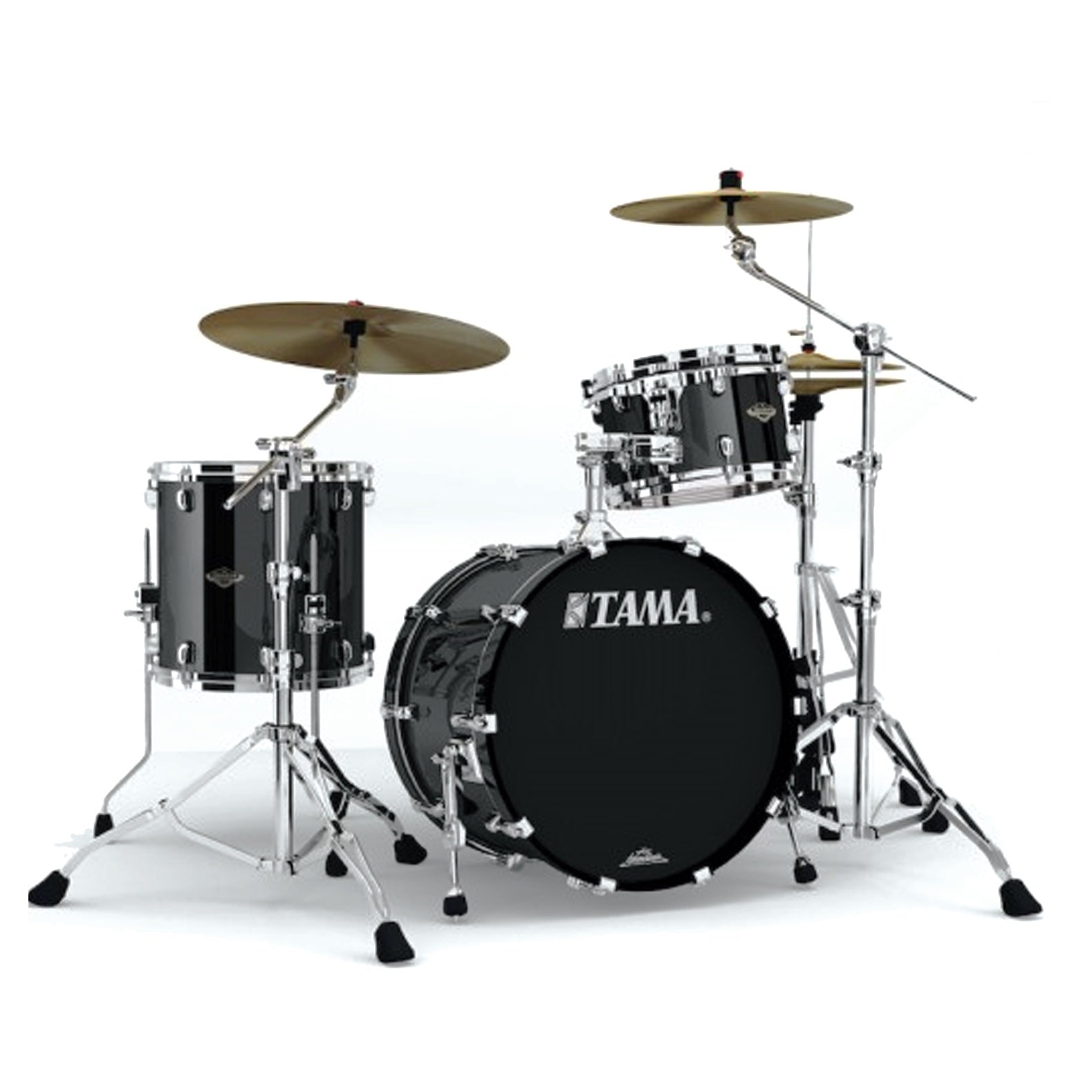 WBS30RS-PBK Starclassic Walnut/Birch 3-Shellkit Lackerade i Piano Black