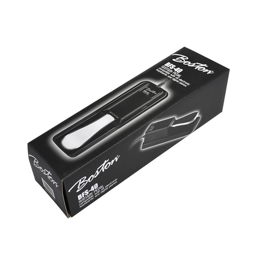Sustainpedal med omkopplingsbar polaritet