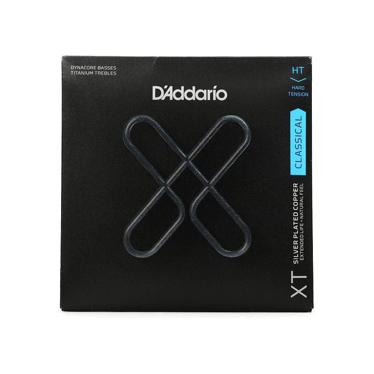 D'Addario - XTC46TT Set Classical Guitar XT Coated Dynacore/Titanium Hard Tension - Musik Utan Gränser 