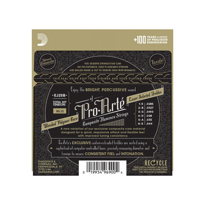 D'Addario - EJ25B Flamenco Black - Musik Utan Gränser 