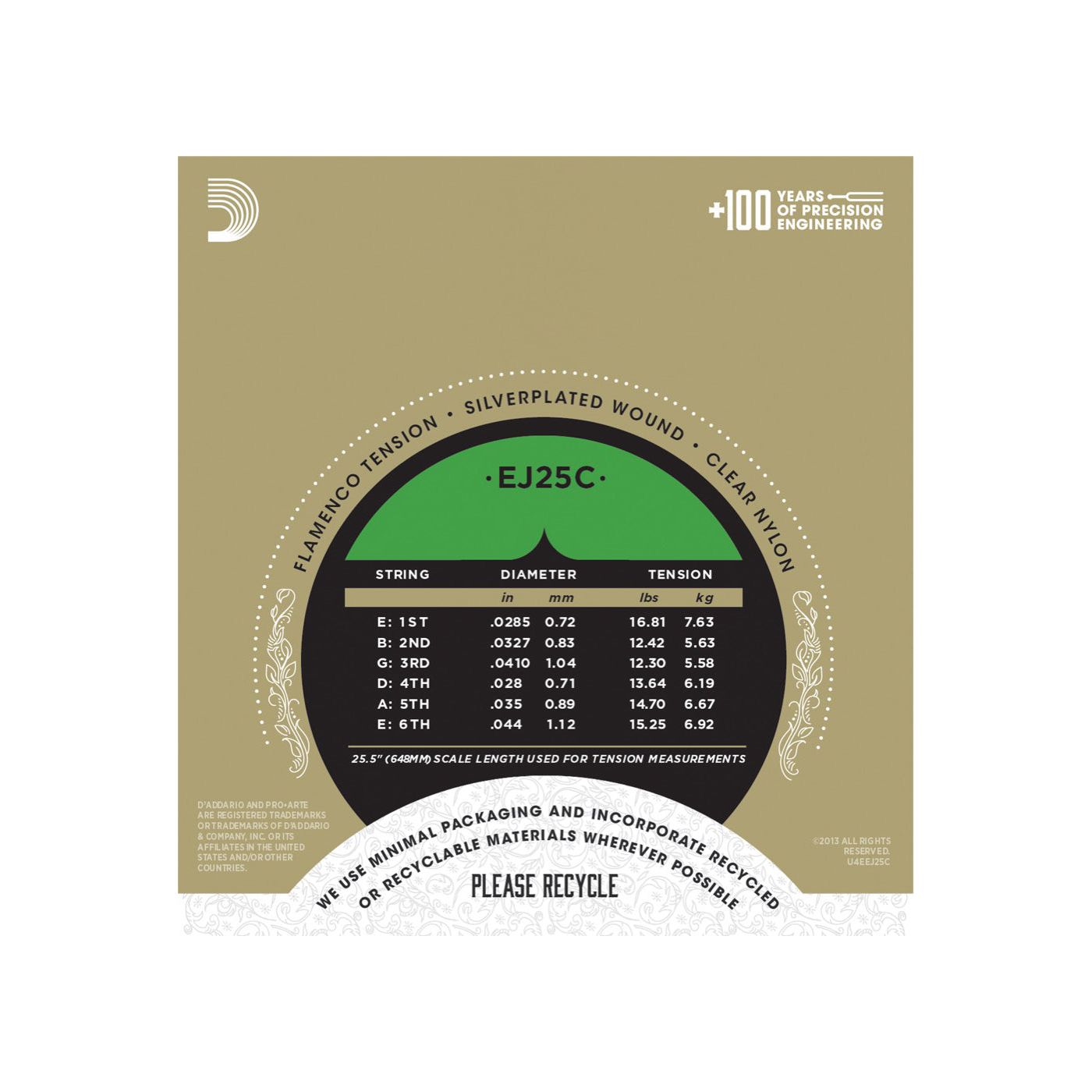 D'Addario - EJ25C Flamenco - Musik Utan Gränser 