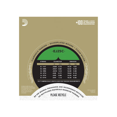 D'Addario - EJ25C Flamenco - Musik Utan Gränser 