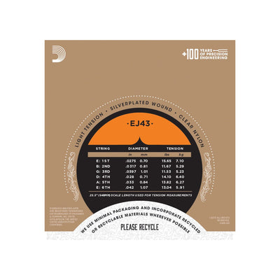 D'Addario - EJ43 Light - Musik Utan Gränser 