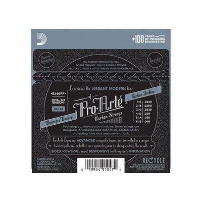 D'Addario - EJ46FF Dynacore/Carbon Hard Tension - Musik Utan Gränser 