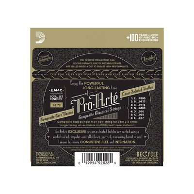 D'Addario - EJ44C X-Hard Composite - Musik Utan Gränser 