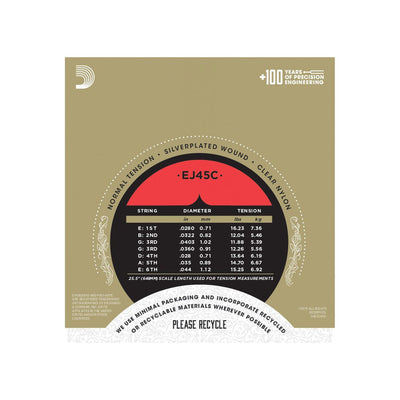 D'Addario - EJ45C Normal Composite - Musik Utan Gränser 