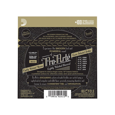 D'Addario - EJ46LP Hard Tension Polished - Musik Utan Gränser 
