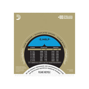 D'Addario - EJ46LP Hard Tension Polished - Musik Utan Gränser 
