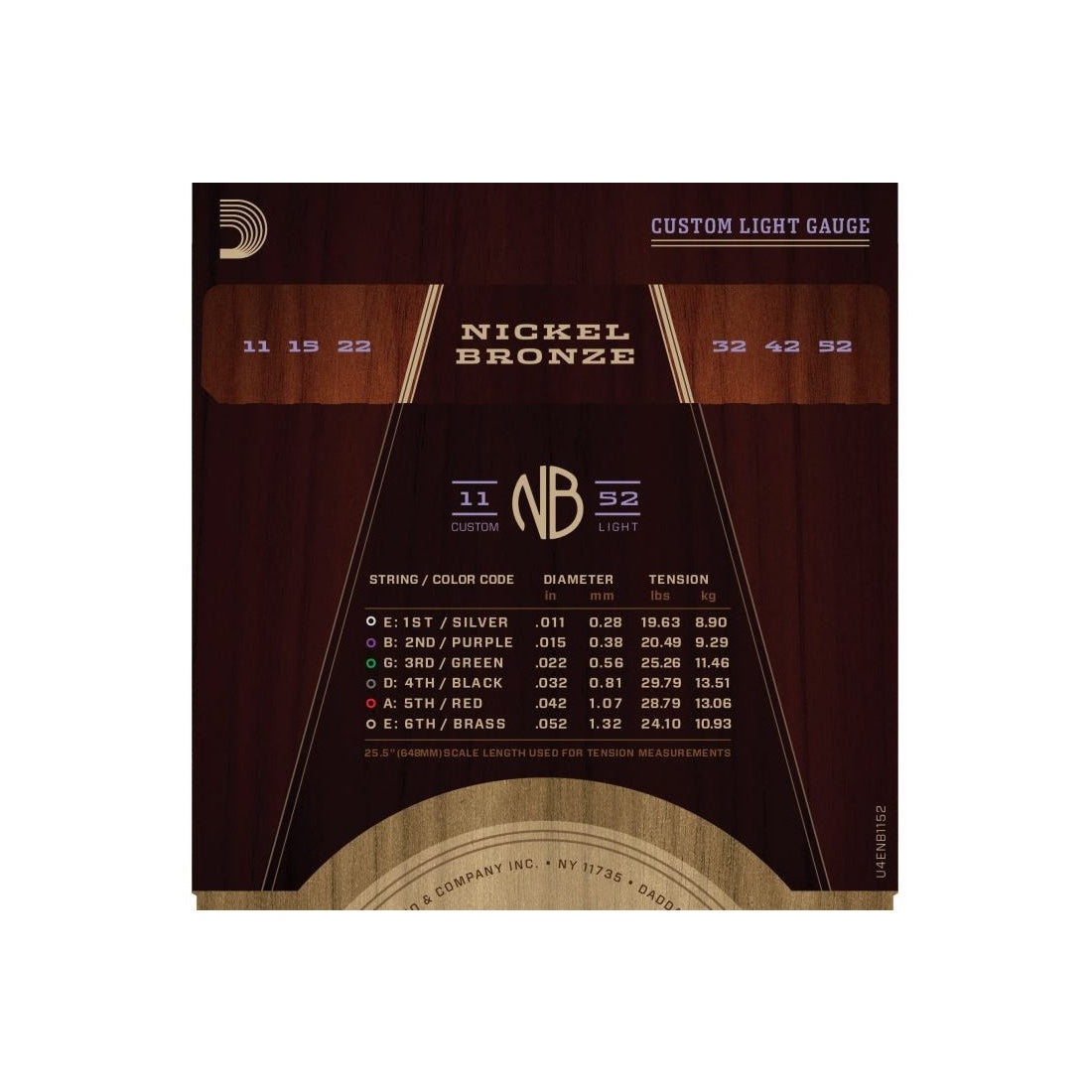 NB1152 Nickel Bronze Western Set 011-052 Custom Light