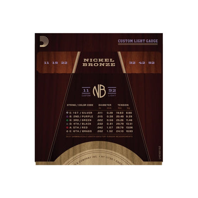 NB1152 Nickel Bronze Western Set 011-052 Custom Light