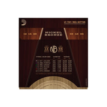Load image into Gallery viewer, NB1256 Nickel Bronze Western Set 012-056 Light Top/Medium Bottom
