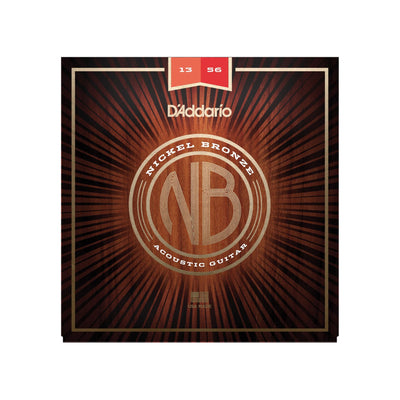 D'Addario - NB1356 Nickel Bronze Western Set 013-056 Medium - Musik Utan Gränser 