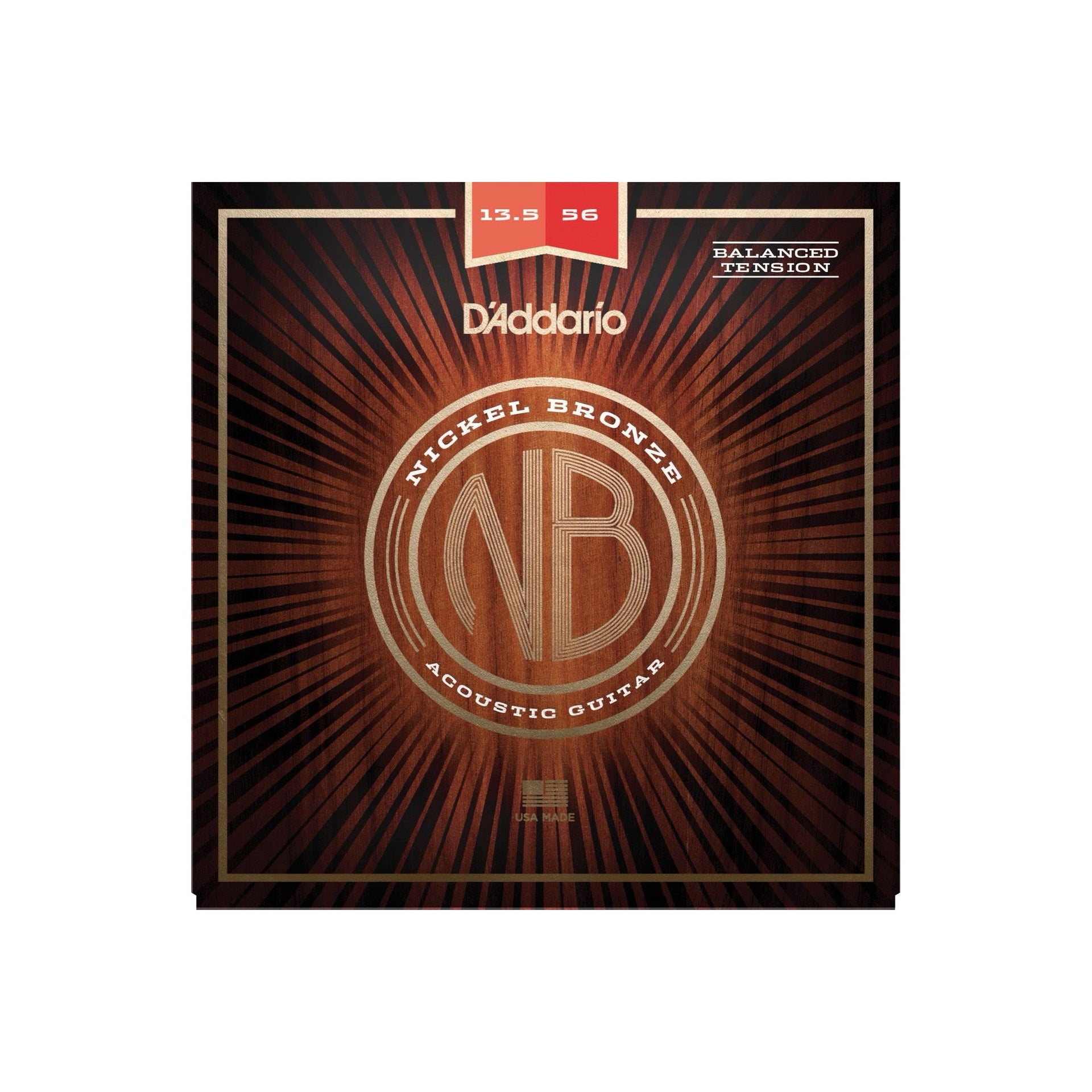 NB13556 Nickel Bronze Western Set 013,5-056 Medium Balanced Tension