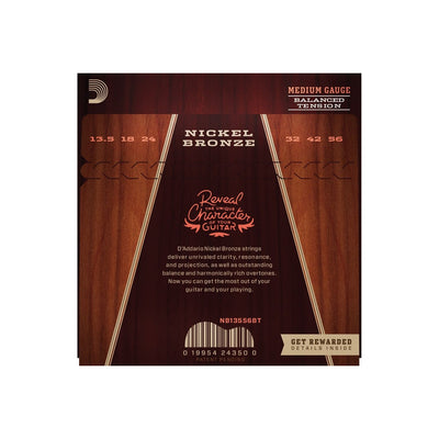 NB13556 Nickel Bronze Western Set 013,5-056 Medium Balanced Tension