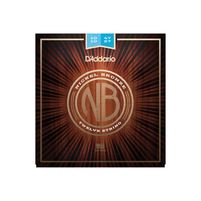 NB1047-12 Nickel Bronze Western 12-strängar Set 010-047 Extra Light