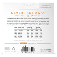 Load image into Gallery viewer, XSAPB1047-3P Strängset Western XS Phos.Bronze 010-047, 3-pack
