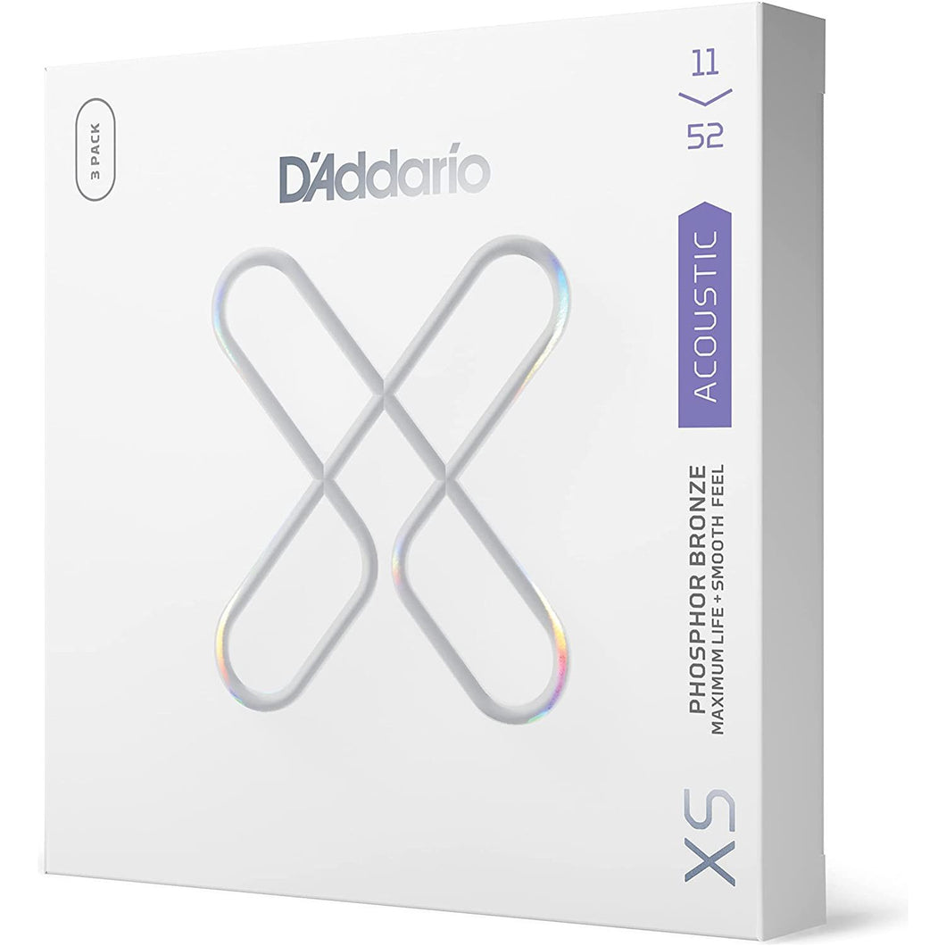 XSAPB1152-3P Strängset Western XS Phos.Bronze 011-052, 3-pack