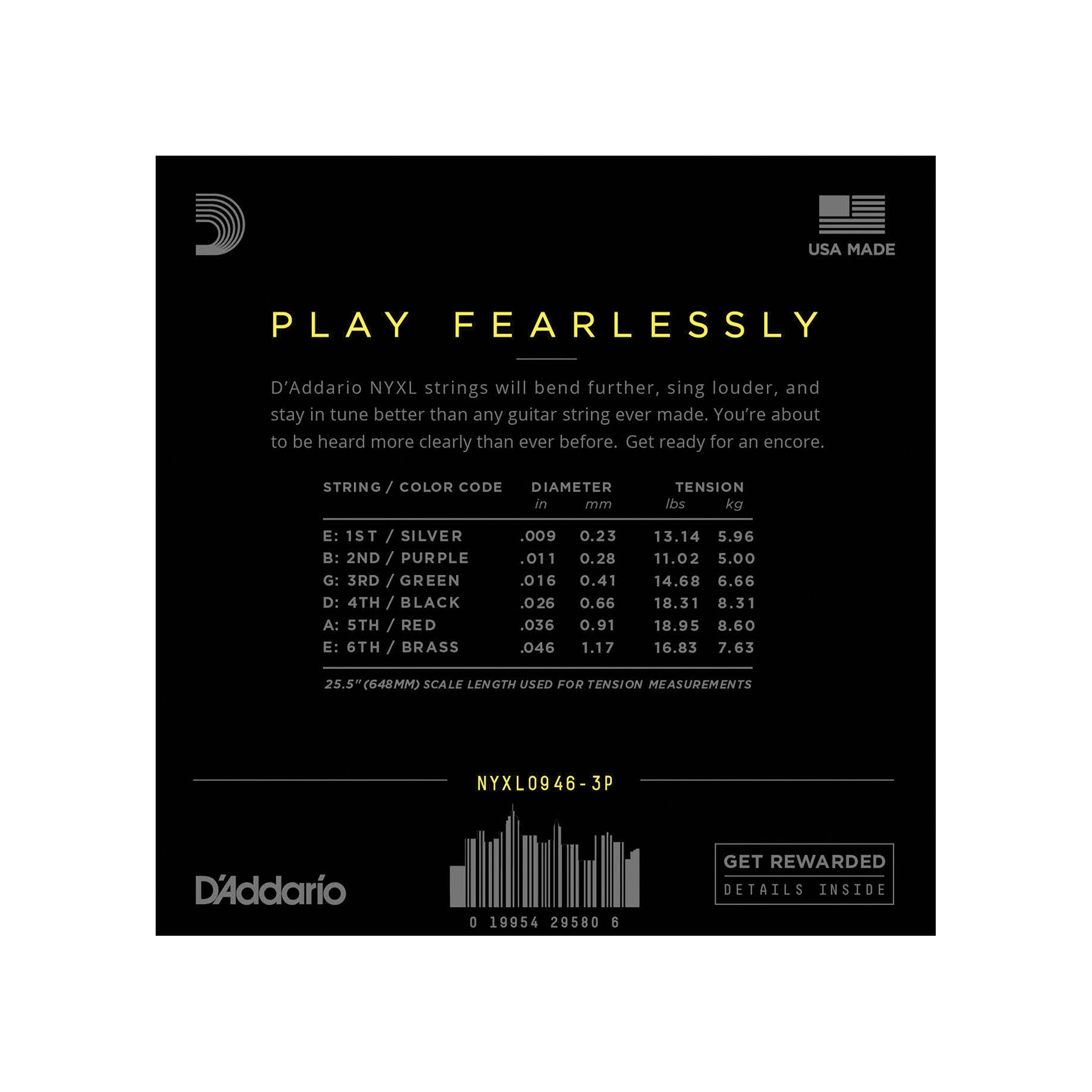 D'Addario - NYXL 3-D pack 009–046 - Musik Utan Gränser 