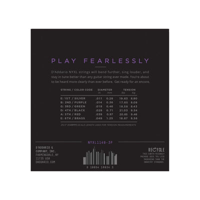 D'Addario - NYXL 3-D pack 011–049 - Musik Utan Gränser 