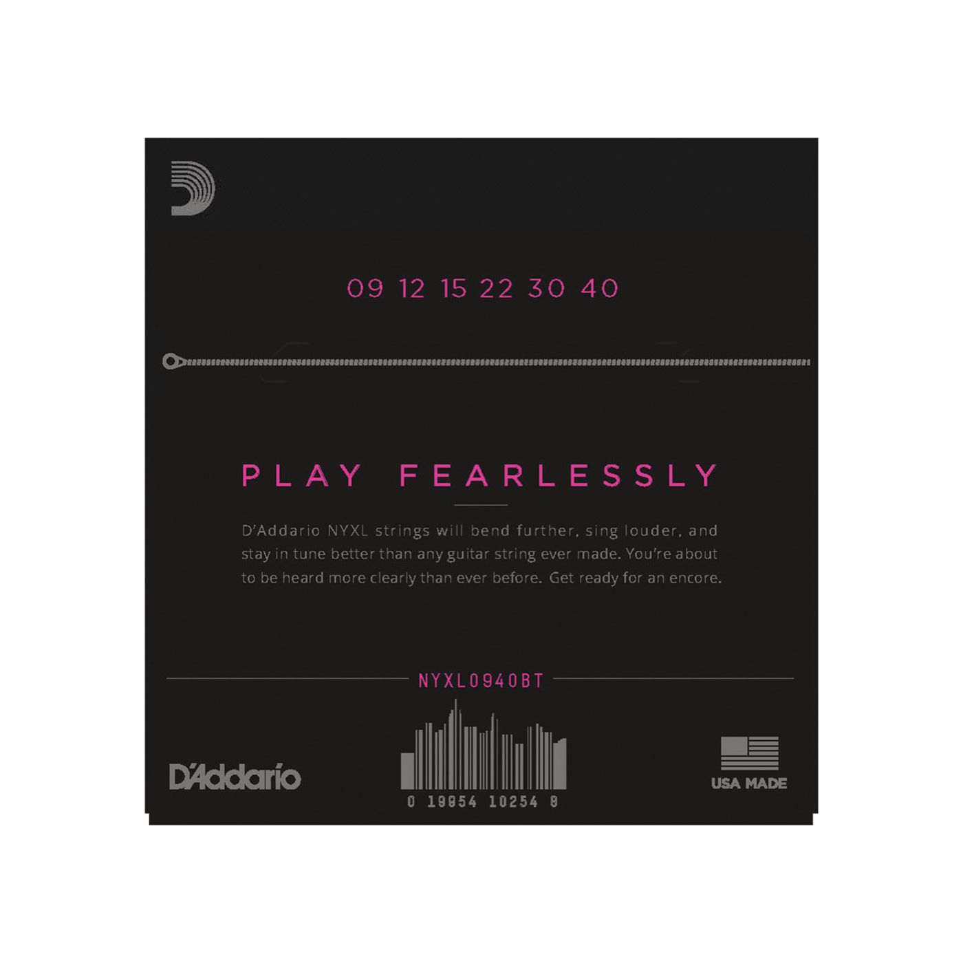 D'Addario - NYXL0940BT Balanced Tension - Musik Utan Gränser 