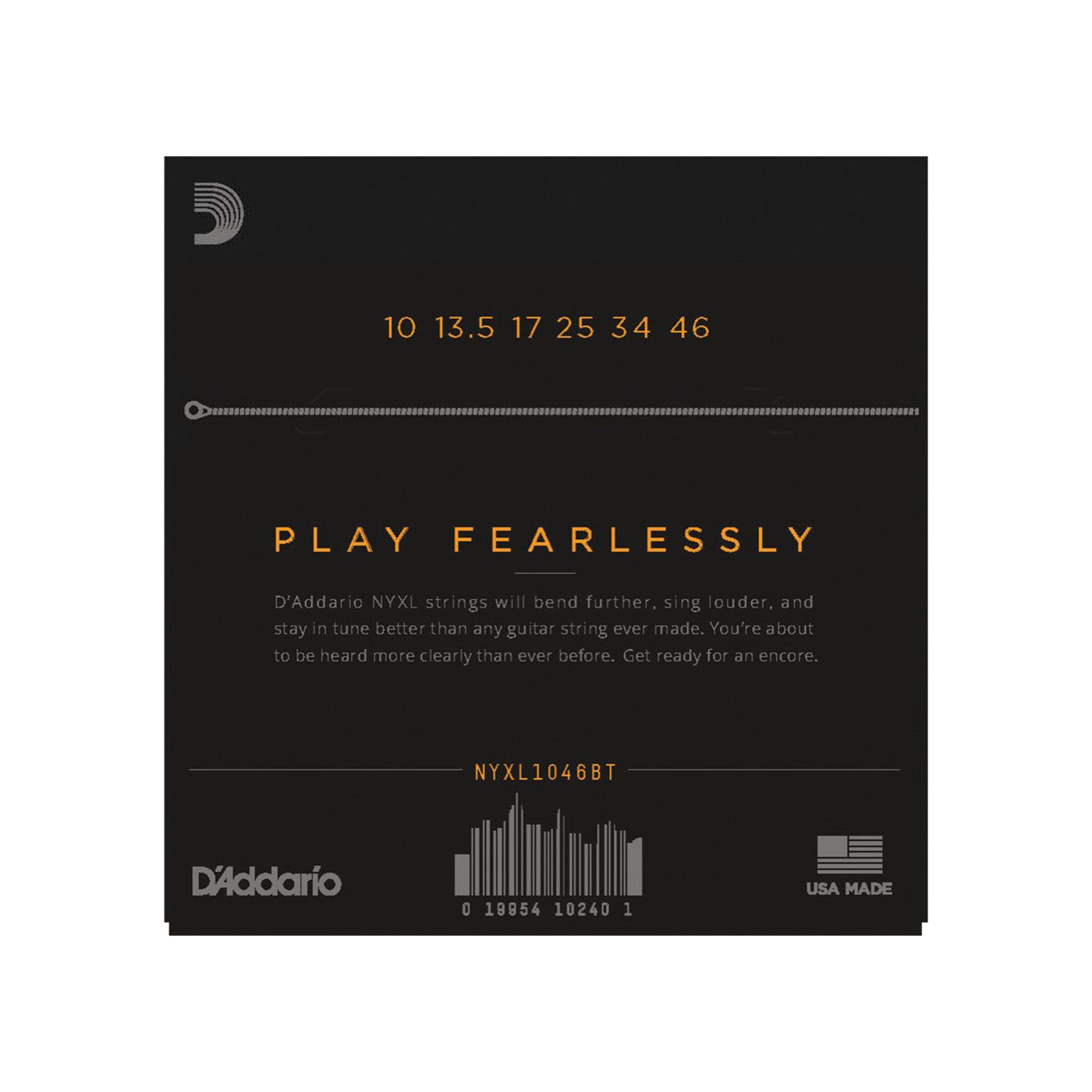 D'Addario - NYXL1046BT Balanced Tension - Musik Utan Gränser 