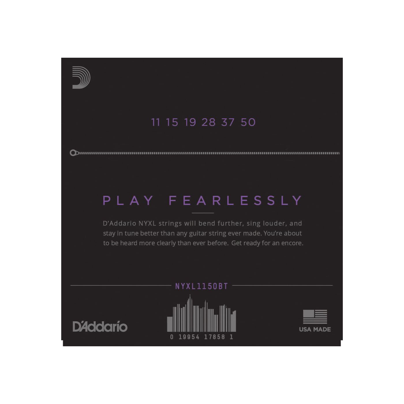 D'Addario - NYXL1150BT Balanced Tension - Musik Utan Gränser 