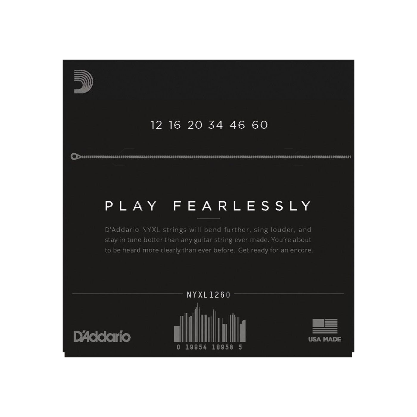 D'Addario - NYXL1260 012-060 C-tuning - Musik Utan Gränser 