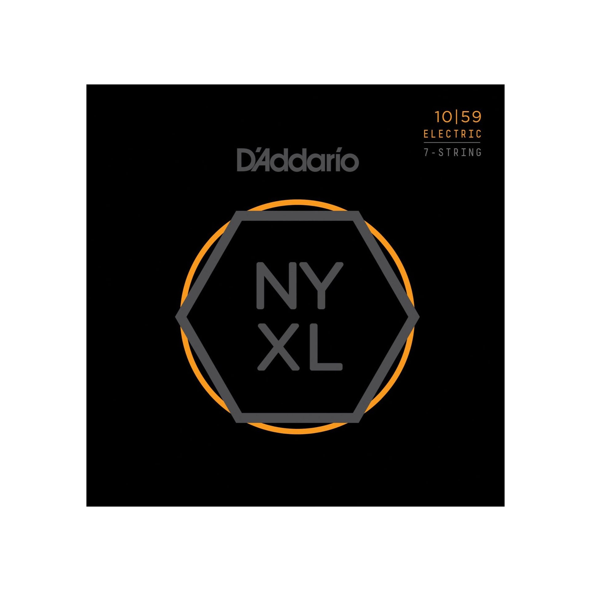 D'Addario - NYXL1059 7-strängset - Musik Utan Gränser 