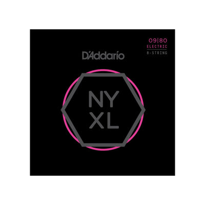 D'Addario - NYXL0980 8-str. 009-080 - Musik Utan Gränser 