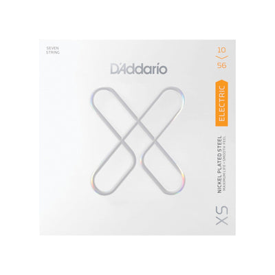 D'Addario - XSE1056 Strängset Elgitarr XS Coated 010-056 7-str. - Musik Utan Gränser 